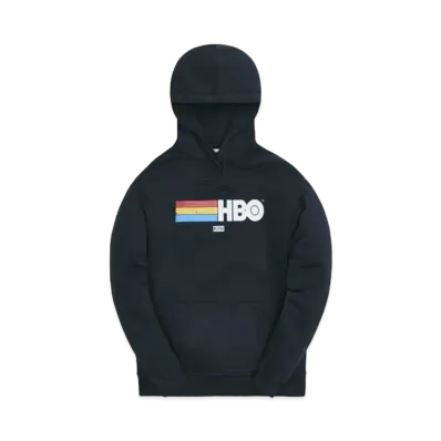 Kith x HBO Rainbow Logo Vintage Hoodie "Black"