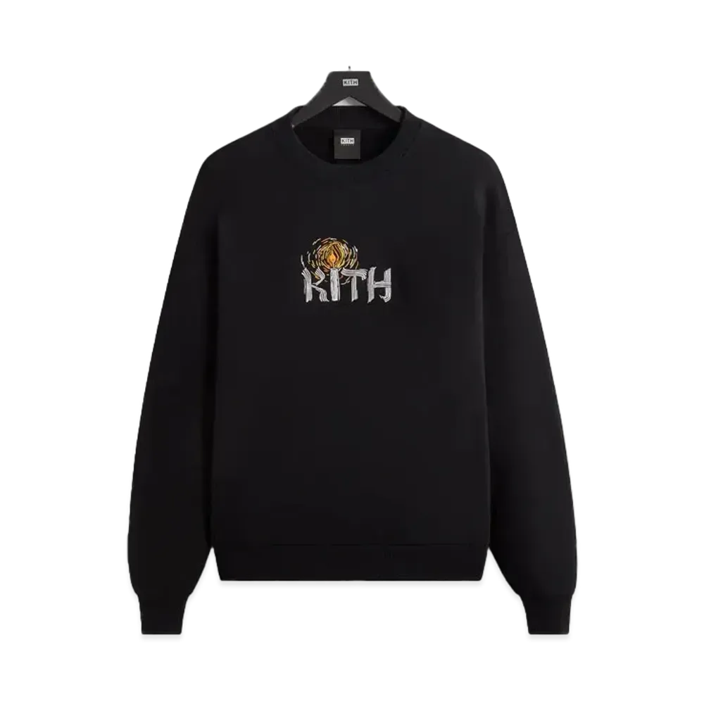 Kith Treats Hanukkah Shamash Nelson Crewneck "Black"
