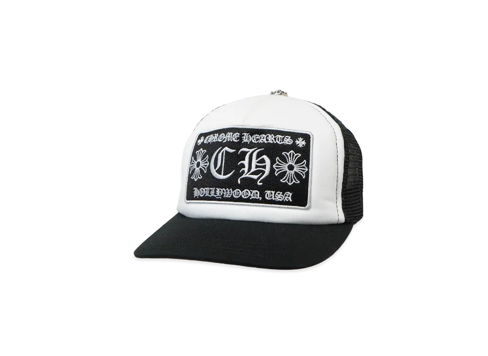 Chrome Hearts Trucker Cap CH "Black/White"