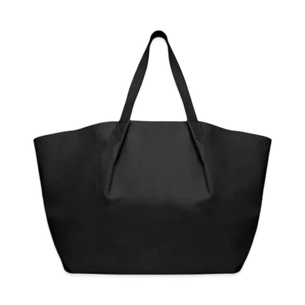 REPRESENT Leather Pleat Large Tote "Jet Black"