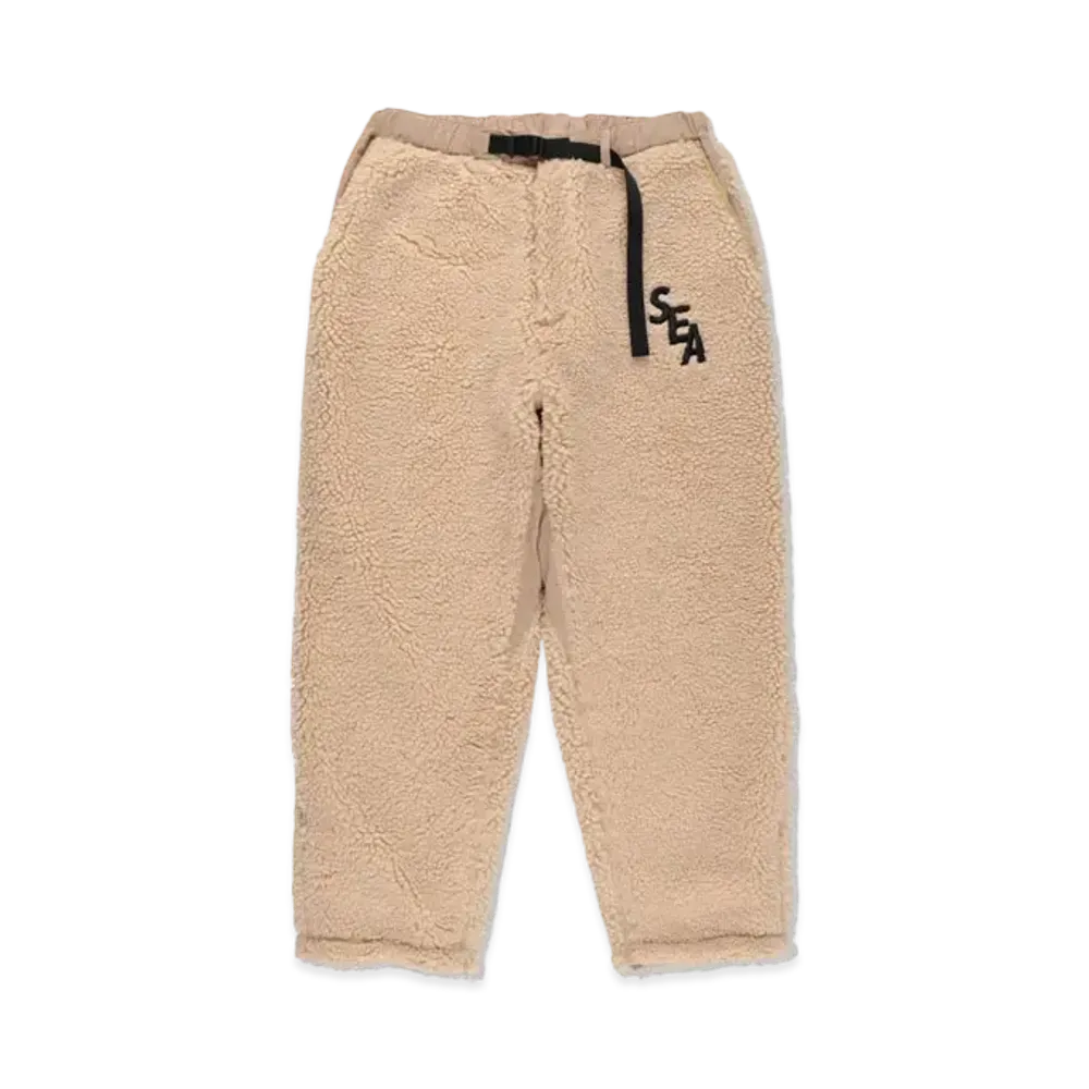 WIND AND SEA x NANGA Boa Fleece PT "Ivory"