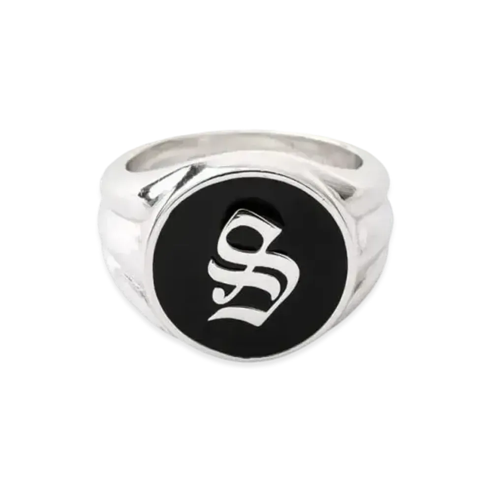 SUPPLIER S Logo Signet Ring "Silver"