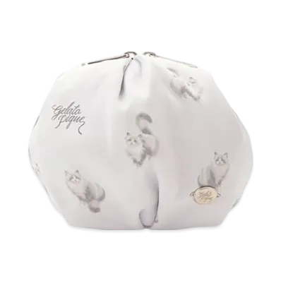 GELATO PIQUE Cat All Pattern Pouch "Lavender"