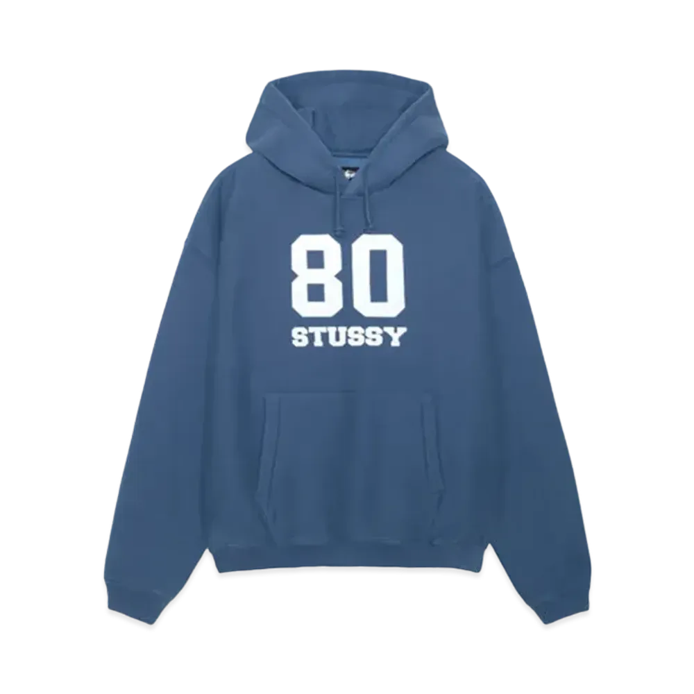 Stussy 80 Relaxed Hood Crew "Blue"