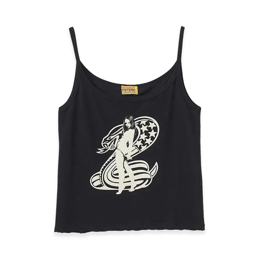 HYSTERIC GLAMOUR Women's Cobra Camisole "Black"
