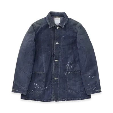 Visvim SS Coverall Down DMGD "Indigo"