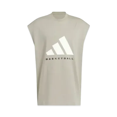 adidas Basketball Sleeveless T-shirt (Gender Neutral) "Putty Beige"