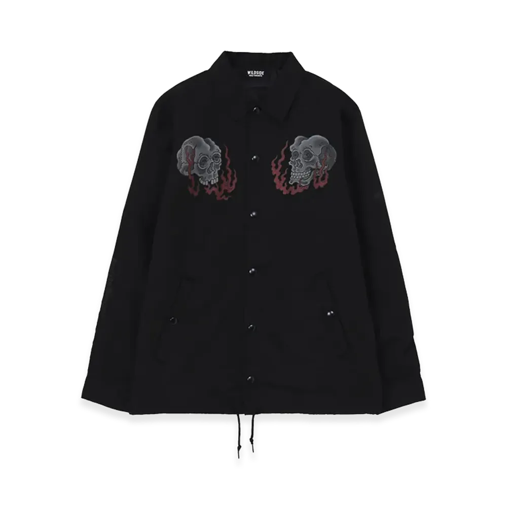 WILDSIDE YOHJI YAMAMOTO x Ryu Ga Gotoku Studio Coach Jacket "Black"
