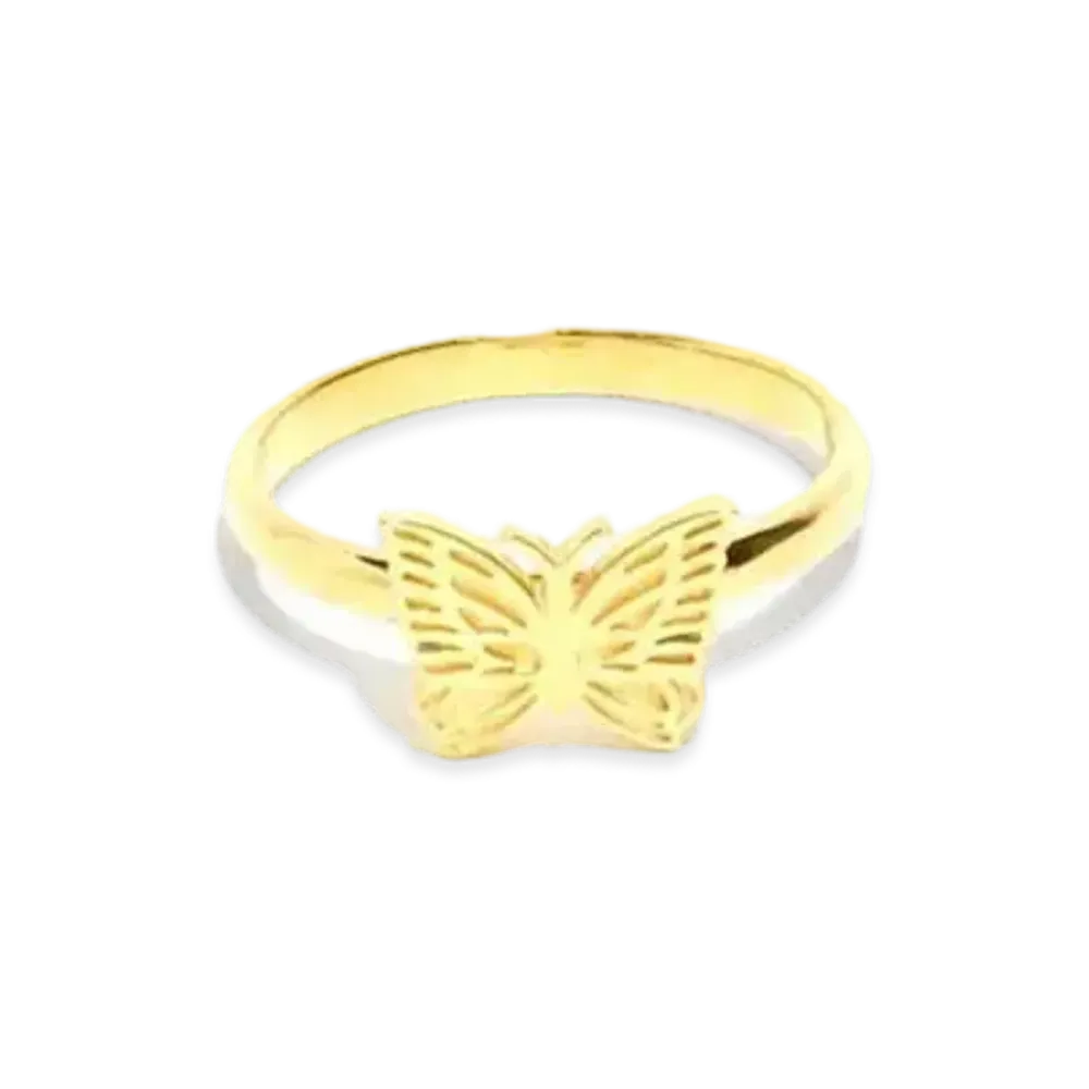 Needles RING - GOLD PLATE "Papillon"
