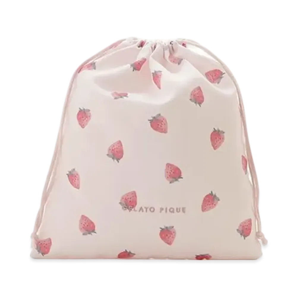 GELATO PIQUE Kids Drawstring Bag L "Pink"