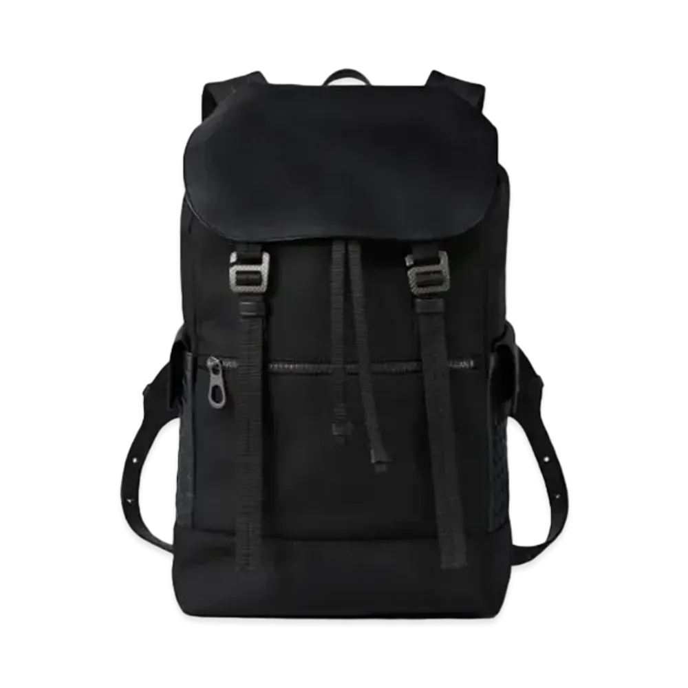 Bottega Veneta Hightech Canvas Backpack "Black"