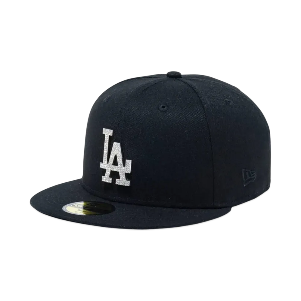 NEW ERA 59Fifty MLB Rhinestone Badge Los Angeles Dodgers "Black"