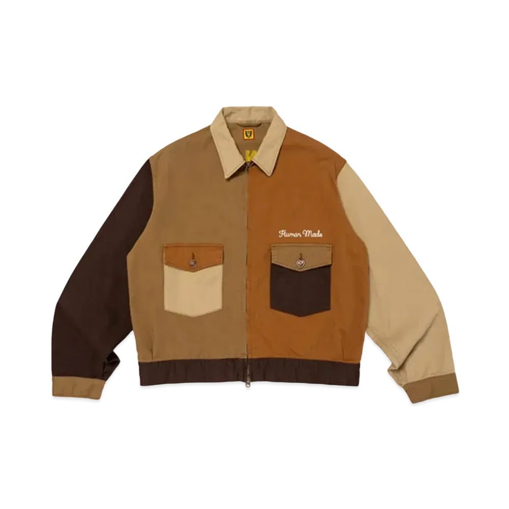 HUMAN MADE Zip-Up Work Jacket "Brown"