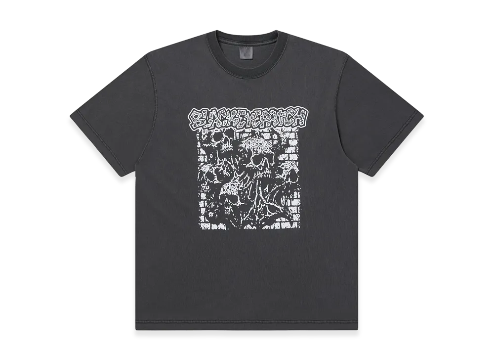 BlackEyePatch Captek Hardcore Skulls Tee "Washed Black"