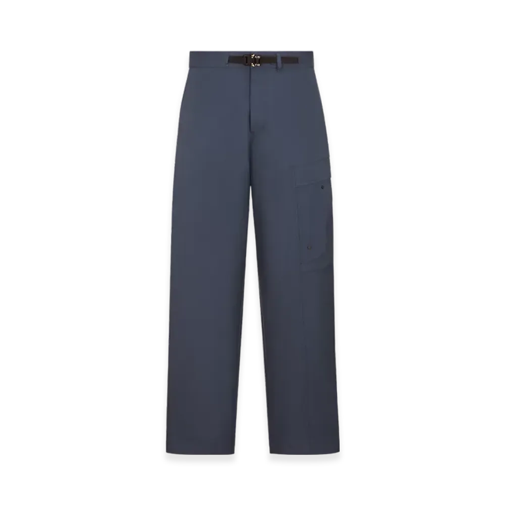 Dior x Kaws Cotton Faille Cargo Pants "Navy Blue"