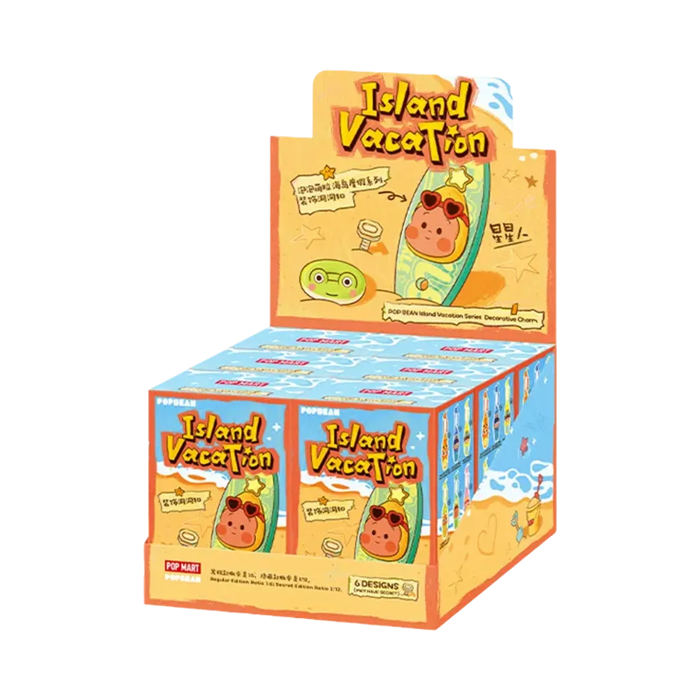 POP MART POP BEAN Island Vacation Series Decorative Charm [Assortment Box]