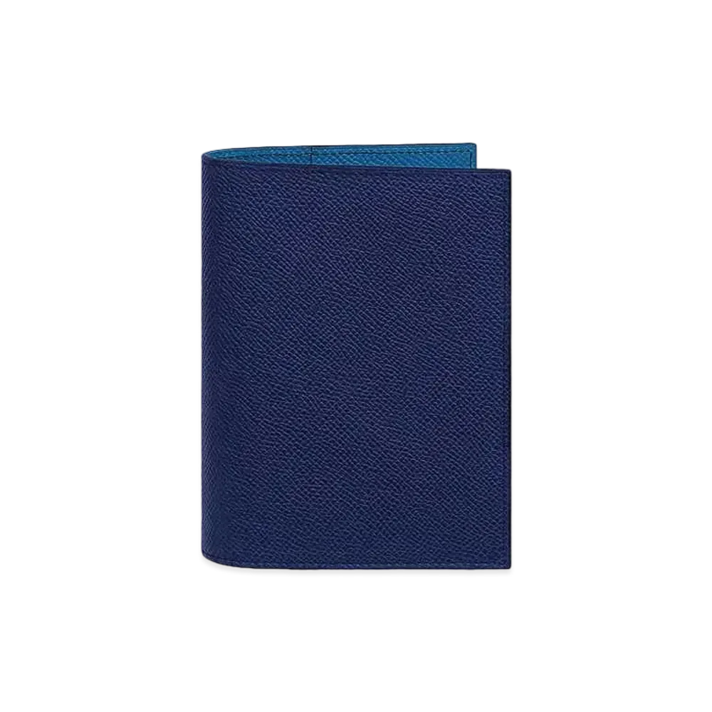 Hermes Gm Verso Agenda Cover "Blue Saphir/Blue France"