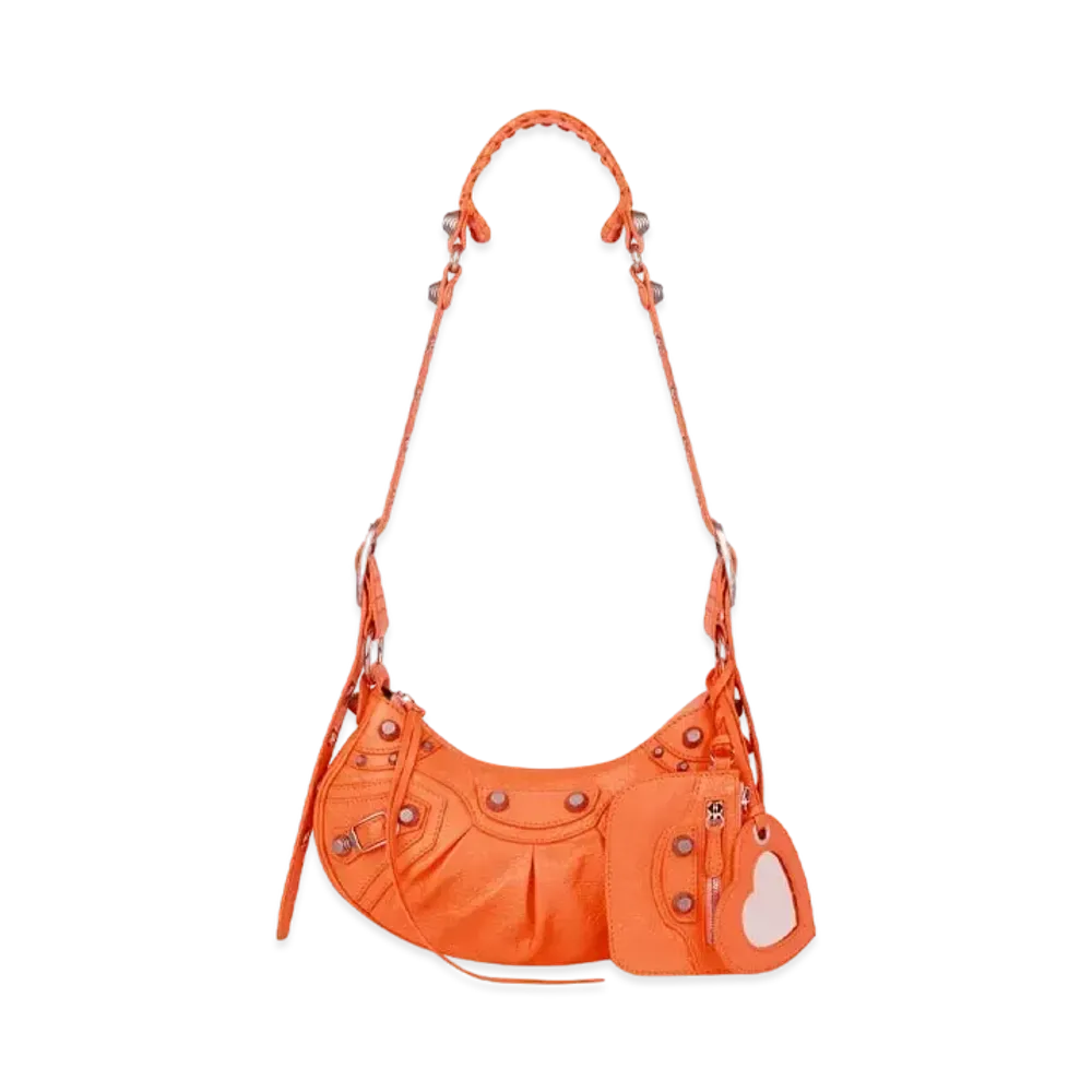 BALENCIAGA Year Of The Tiger Le Cagole XS Shoulder Bag "Tangerine"