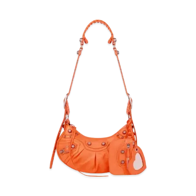 BALENCIAGA Year Of The Tiger Le Cagole XS Shoulder Bag "Tangerine"