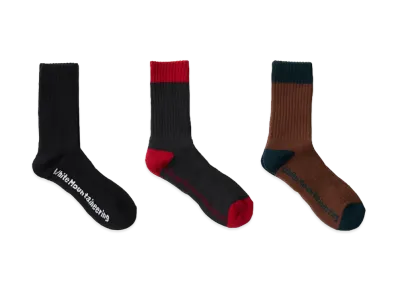 White Mountaineering x Dickies 3 Socks Pack "Multi"