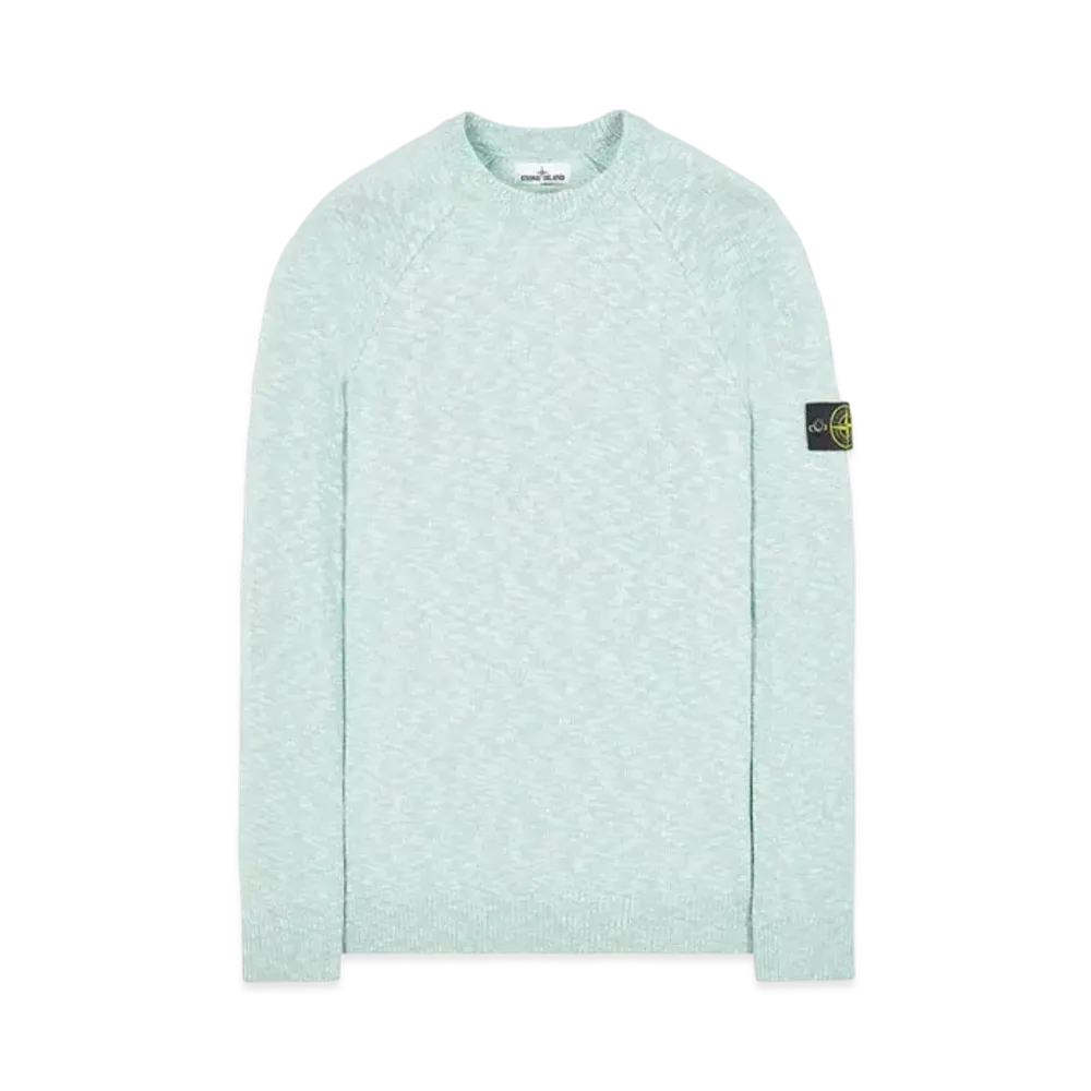 Stone Island 510D3 COTTON WOOL MELANGE "Light Green"