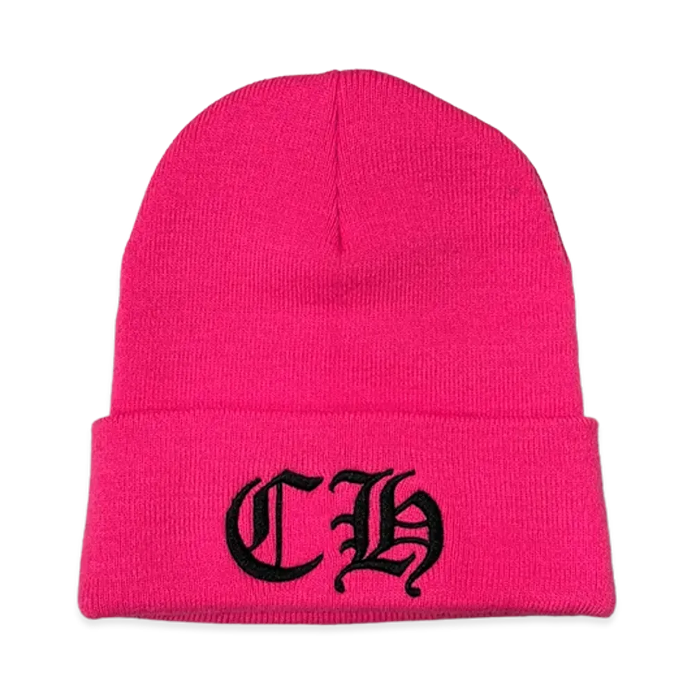 Chrome Hearts CH Logo Embroidery Watch Cap "Pink"