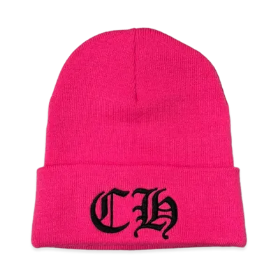 Chrome Hearts CH Logo Embroidery Watch Cap "Pink"
