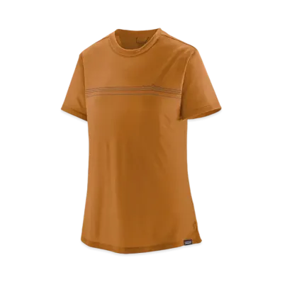 Patagonia Women's Capilene Cool Merino Blend Graphic Shirt "Caramel"