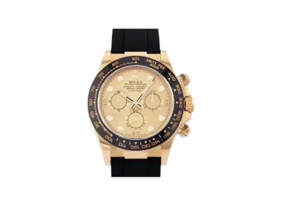 ROLEX Cosmograph DAYTONA Champagne Gold Dial 8P Diamonds 116518LNG