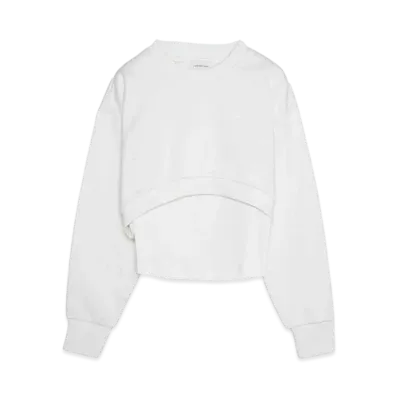 Calvin Klein Jeans A-2-iN-1 CREW PULLOVER "IVORY"