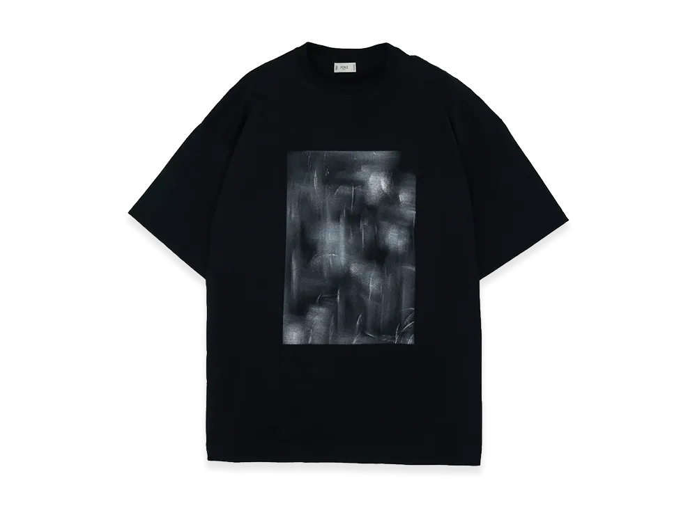 YOKE Abstract Hand Painted T-shirt "Black"