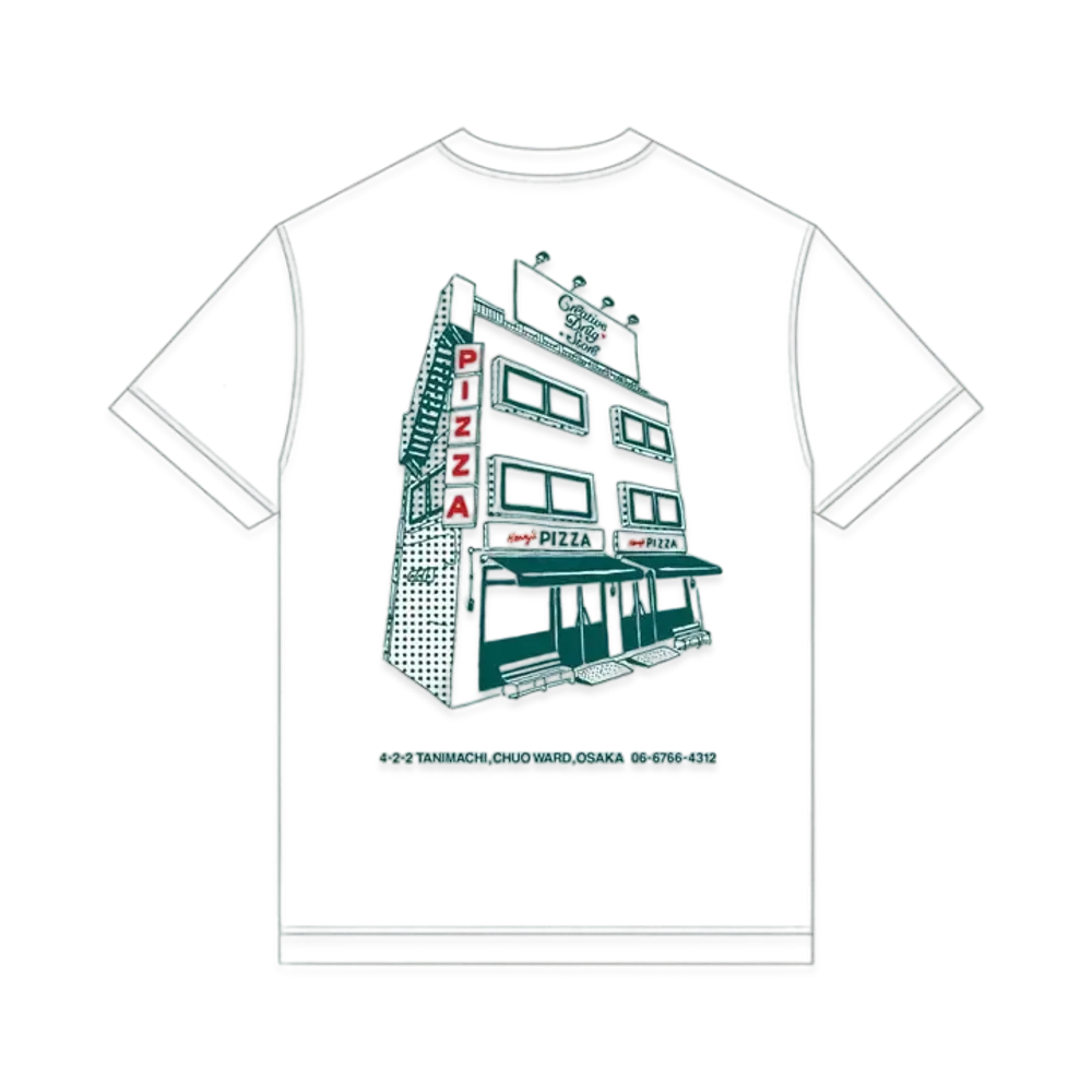 creative drug store CDS x Henry's PIZZA Tee "White"