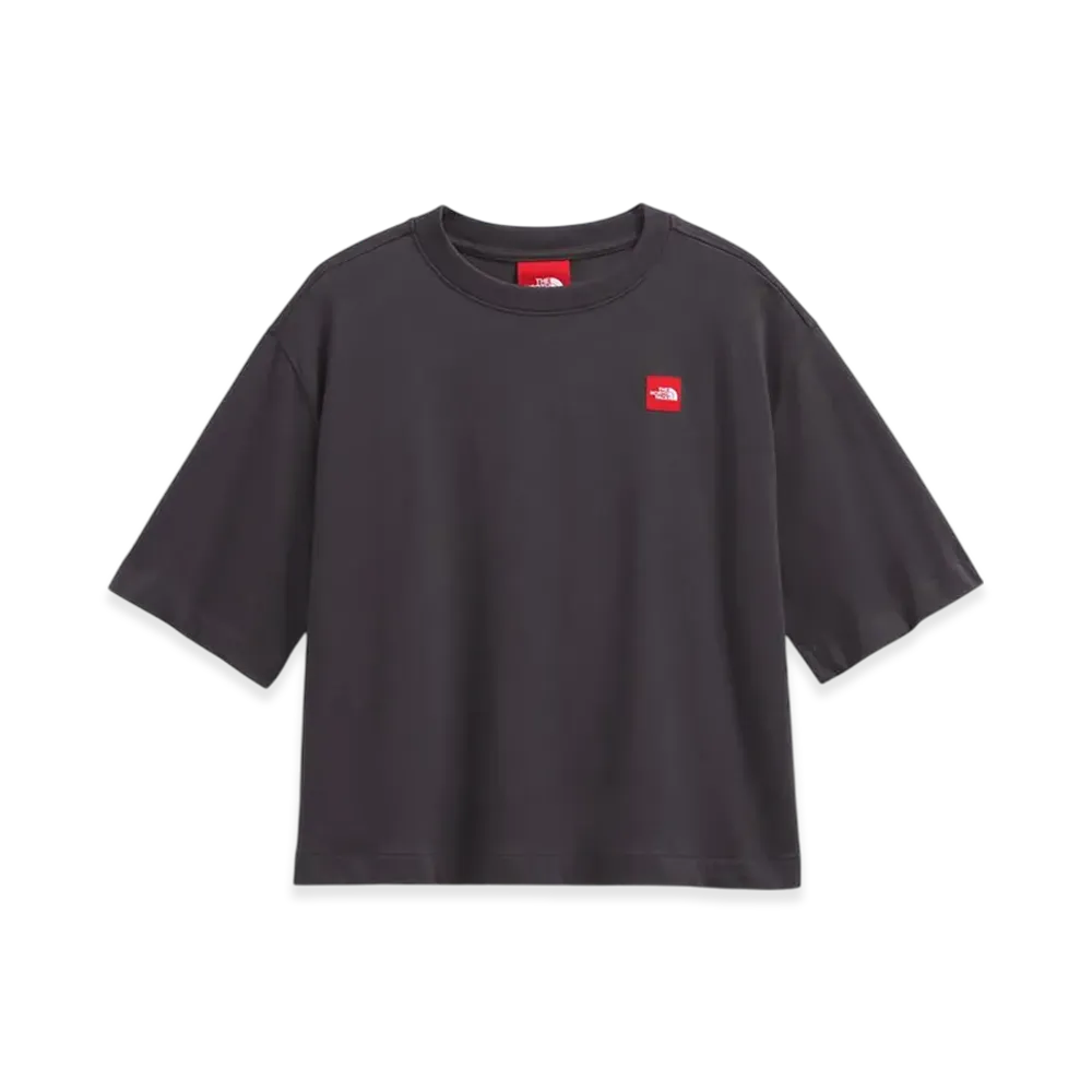 The North Face Red Box Short Sleeve Boxy Tee "Obsian"