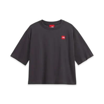 The North Face Red Box Short Sleeve Boxy Tee "Obsian"