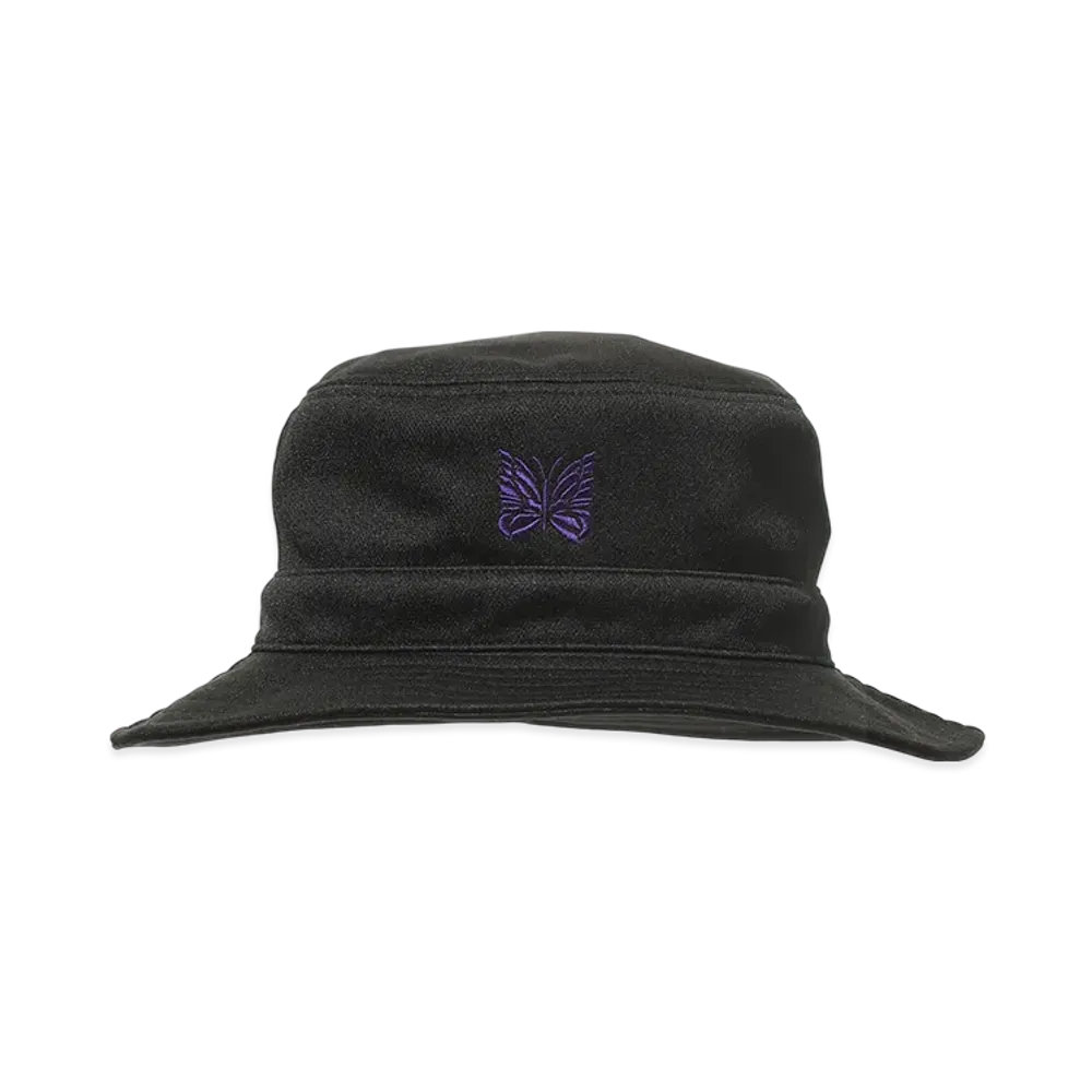 NEEDLES Bucket Hat - Poly Smooth "Black"