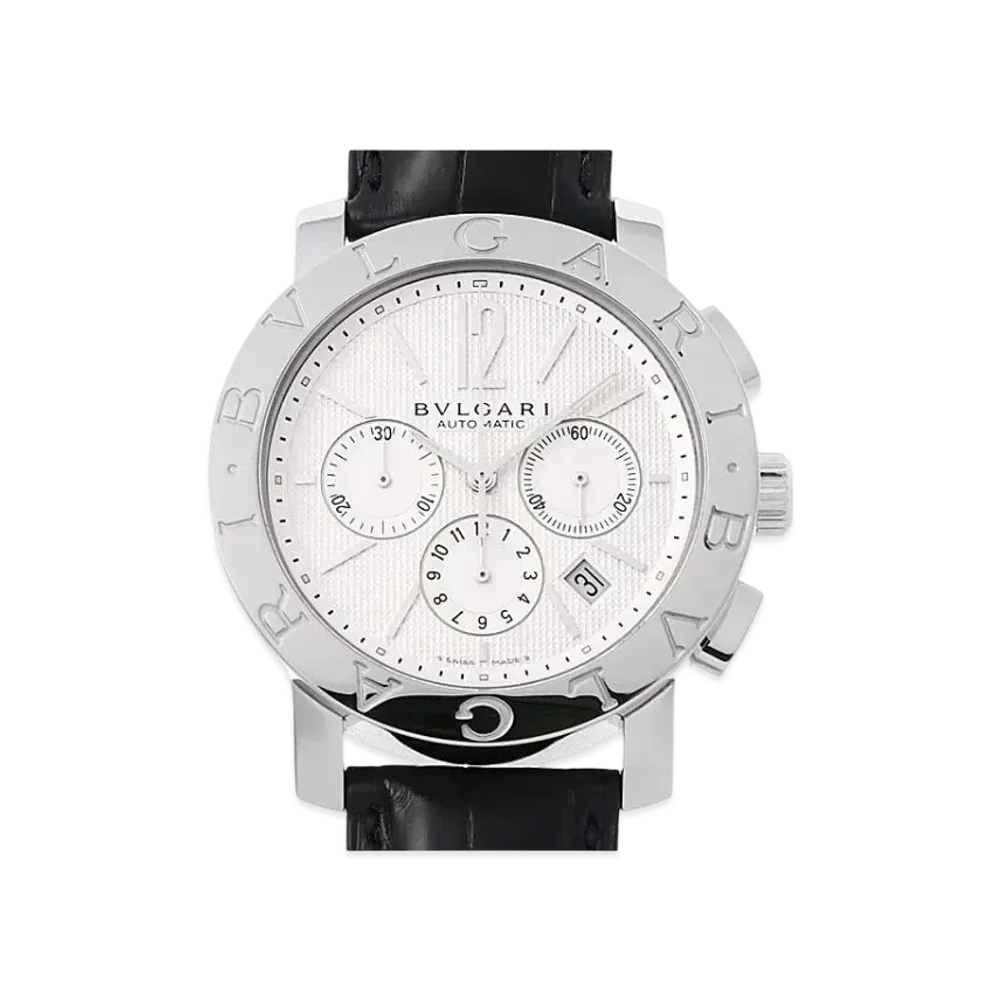 BVLGARI Bvlgari Bvlgari Chronograph "White/Stainless Steel/Black"