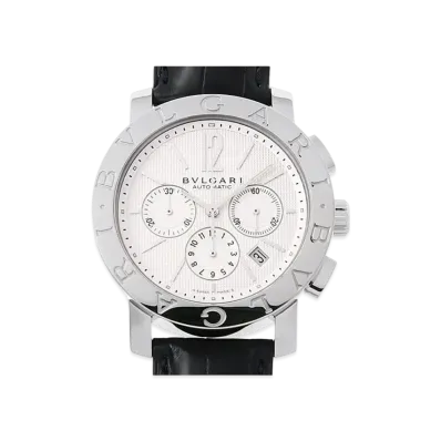 BVLGARI Bvlgari Bvlgari Chronograph "White/Stainless Steel/Black"