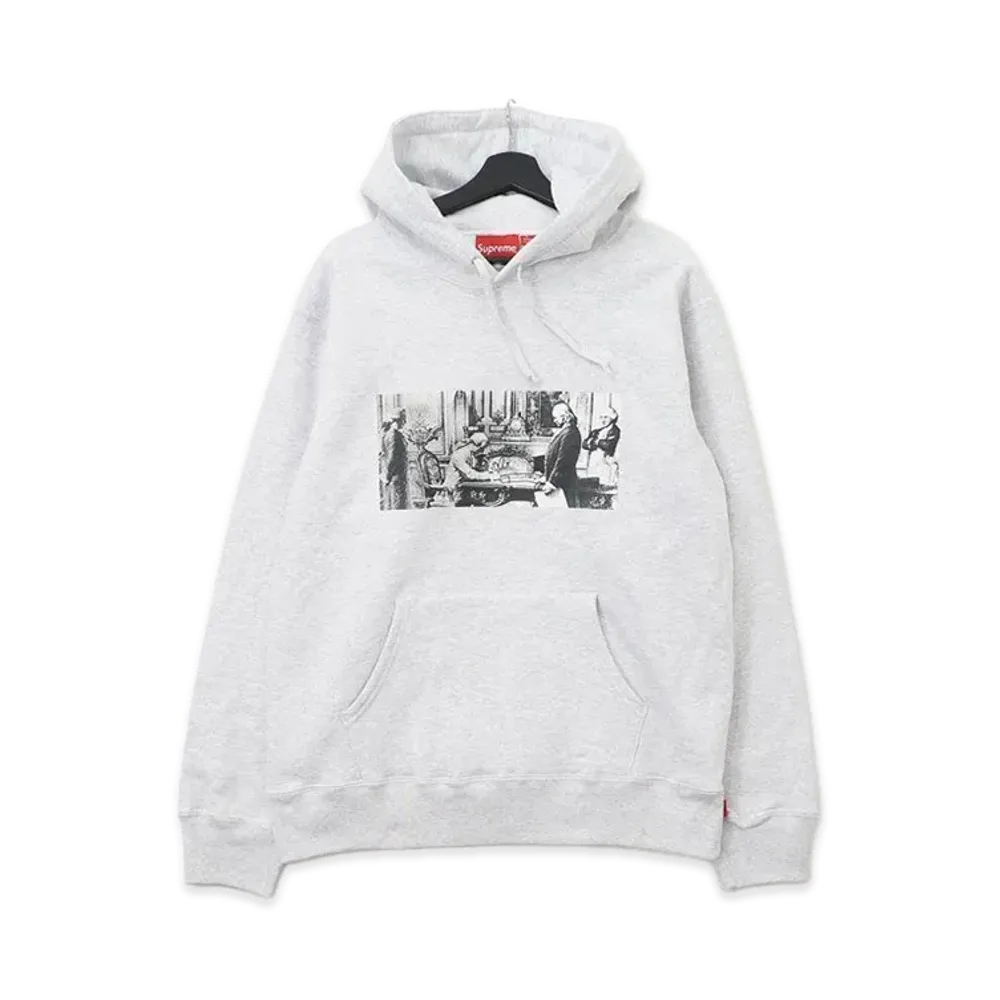 Supreme x Mike Kelley Franklin Hooded Sweatshirt "Grey"