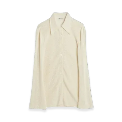 OUR LEGACY Women's Hollow Shirt "Ecru Sparse Cotton"