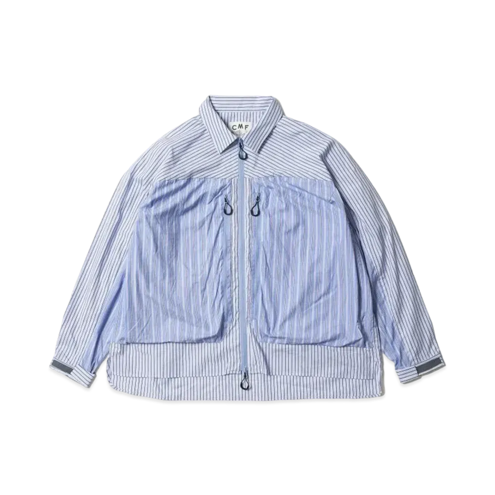 CMF OUTDOOR GARMENT Covered Shirts "Blue Stripe"