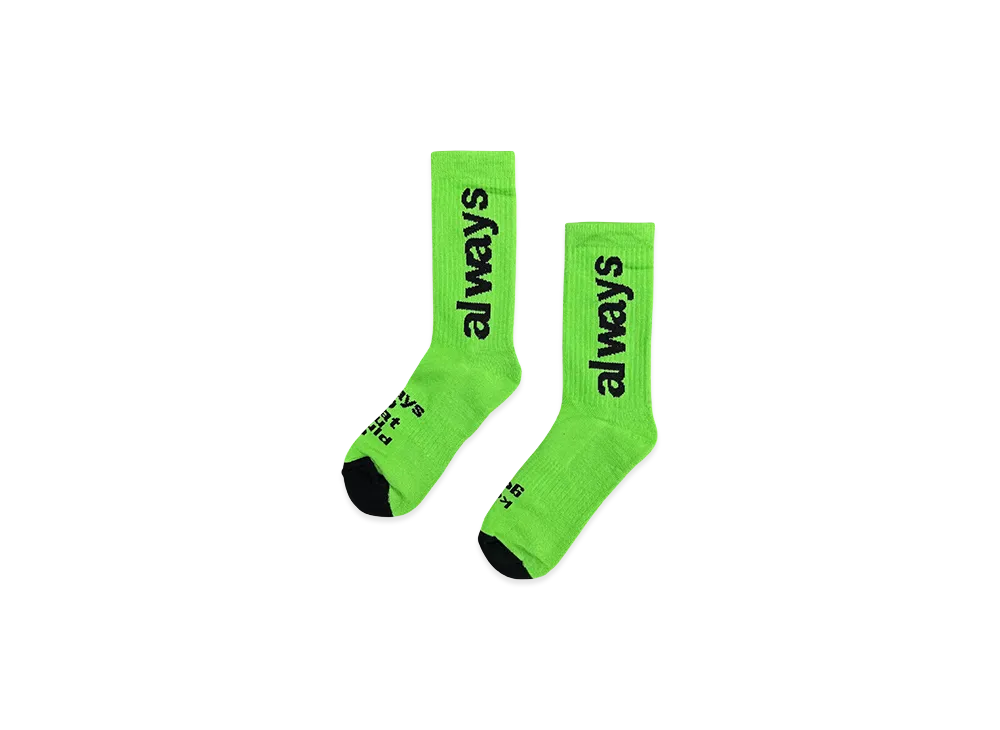 ALWAYTH Always Up Sock "Green"