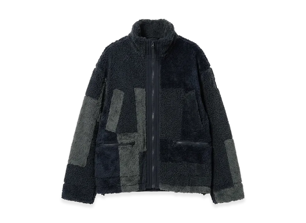 YOKE Jacquard Boa Stand Blouson 