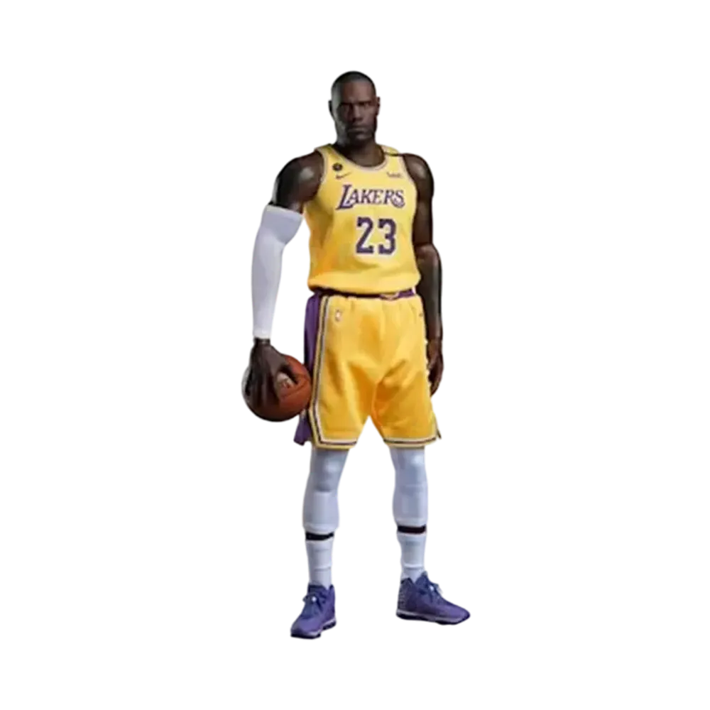 ENTERBAY "REAL MASTERPIECE" -NBA- 1/6 ACTION FIGURE LEBRON JAMES LA Lakers ver
