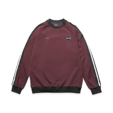 F.C.Real Bristol Training Track Crewneck Top "Burgundy"