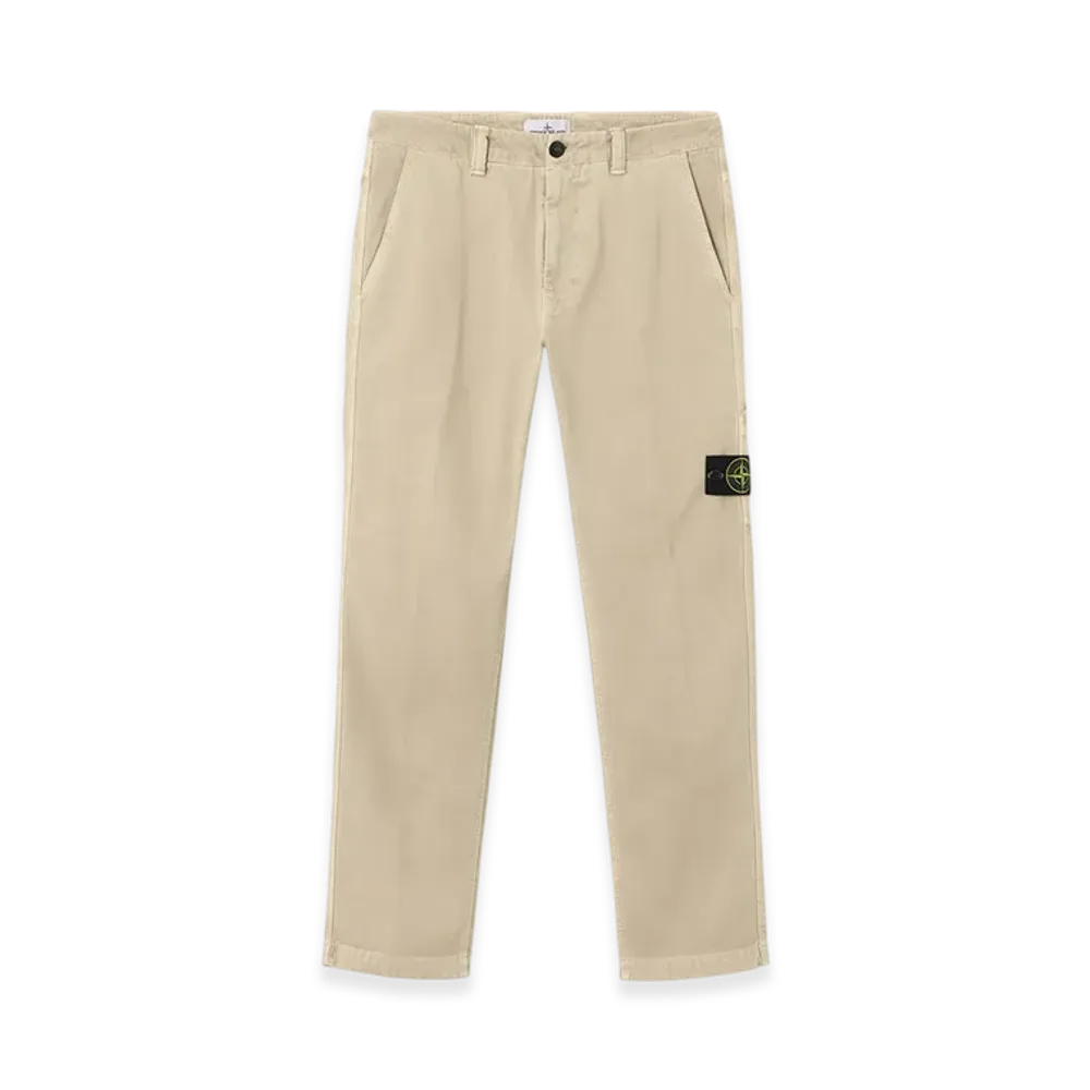 Stone Island 3100037 Organic Panama Cotton 'Old' Effect "Desert Brown"