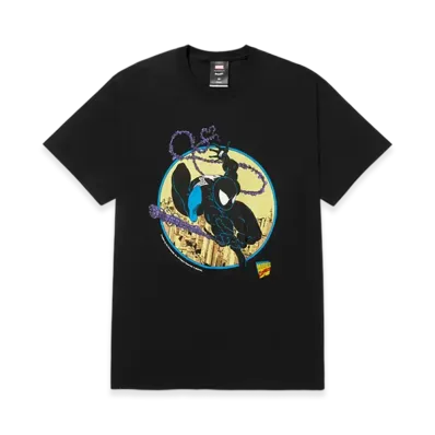 HUF x MARVEL SPIDER-MAN Three Hundred Tee "Black"