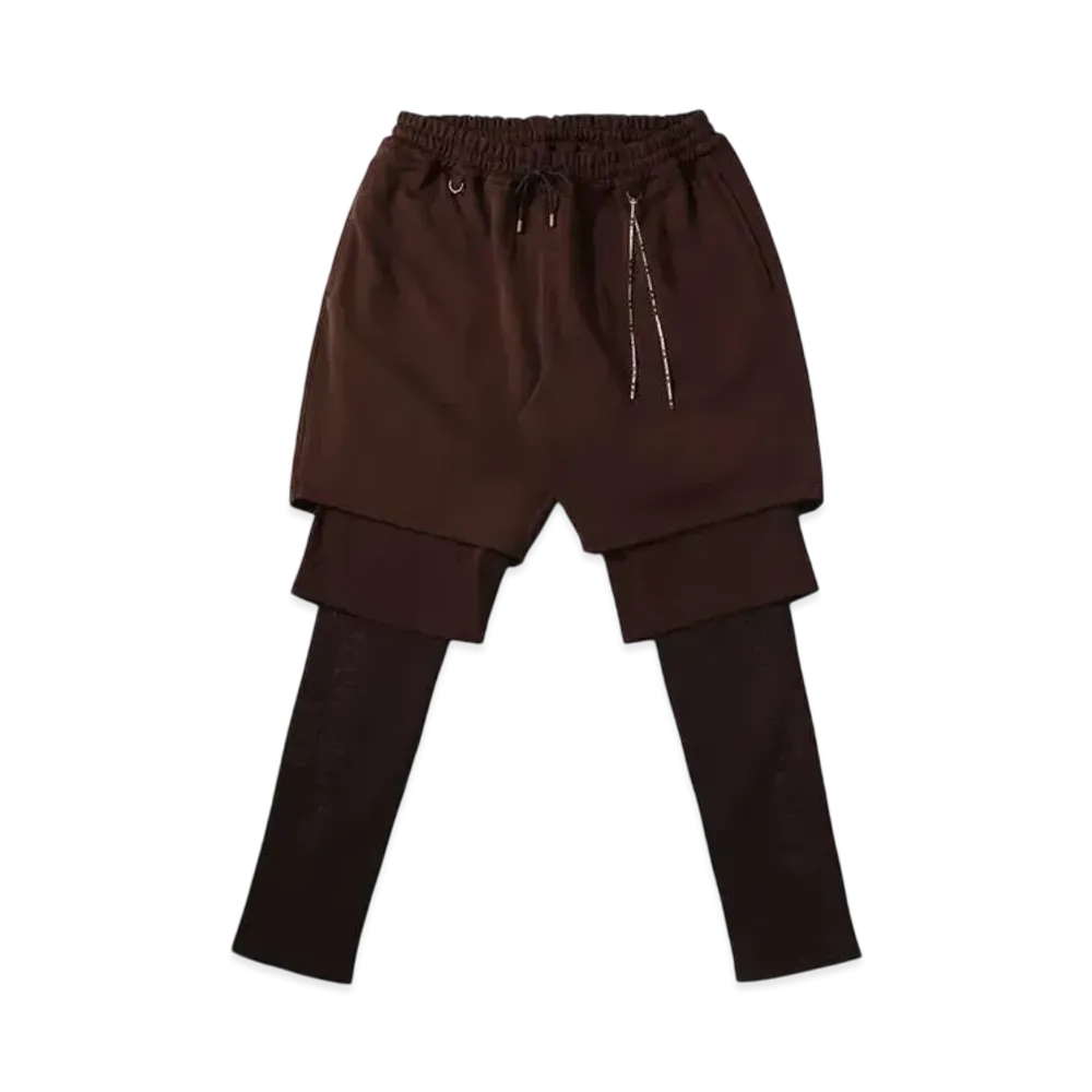 mastermind WORLD Double Layered Pants "Brown"