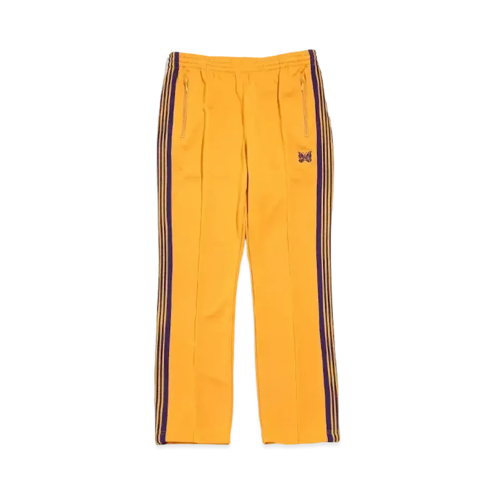 Needles NARROW TRACK PANT - POLY SMOOTH "Yellow"