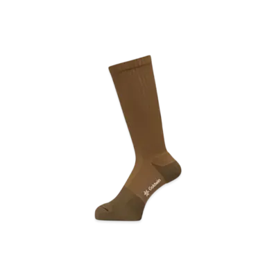Goldwin Paper Fiber Arch Support Pile Mid Cut Socks (C3 Fit/Unisex) "Brown Gold"