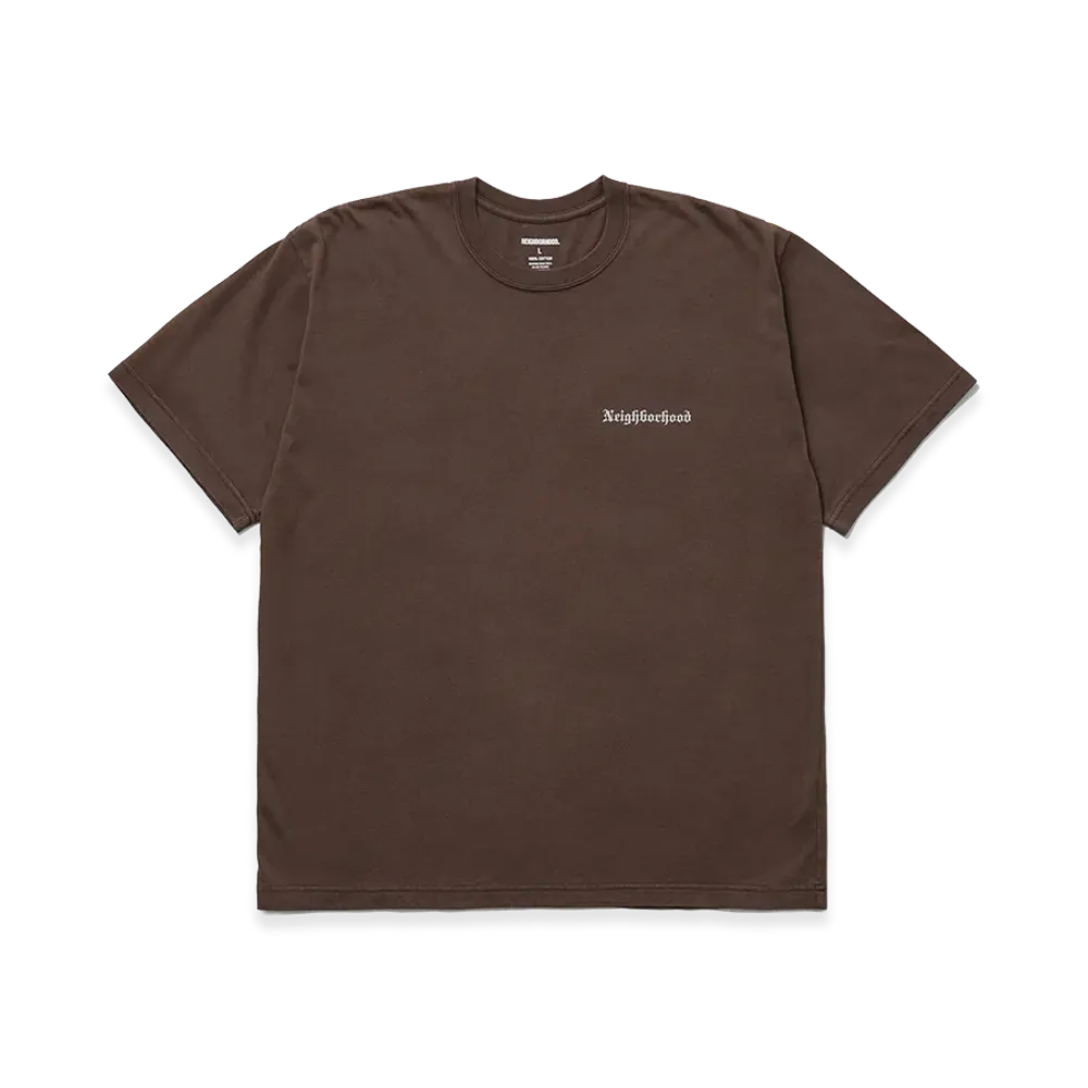 NEIGHBORHOOD NH 261 Spot Tee SS-8 "Brown"